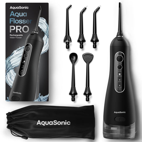 AquaSonic Aqua Flosser PRO – 300 mL, 3 Modes, 6 Tips - product image 1