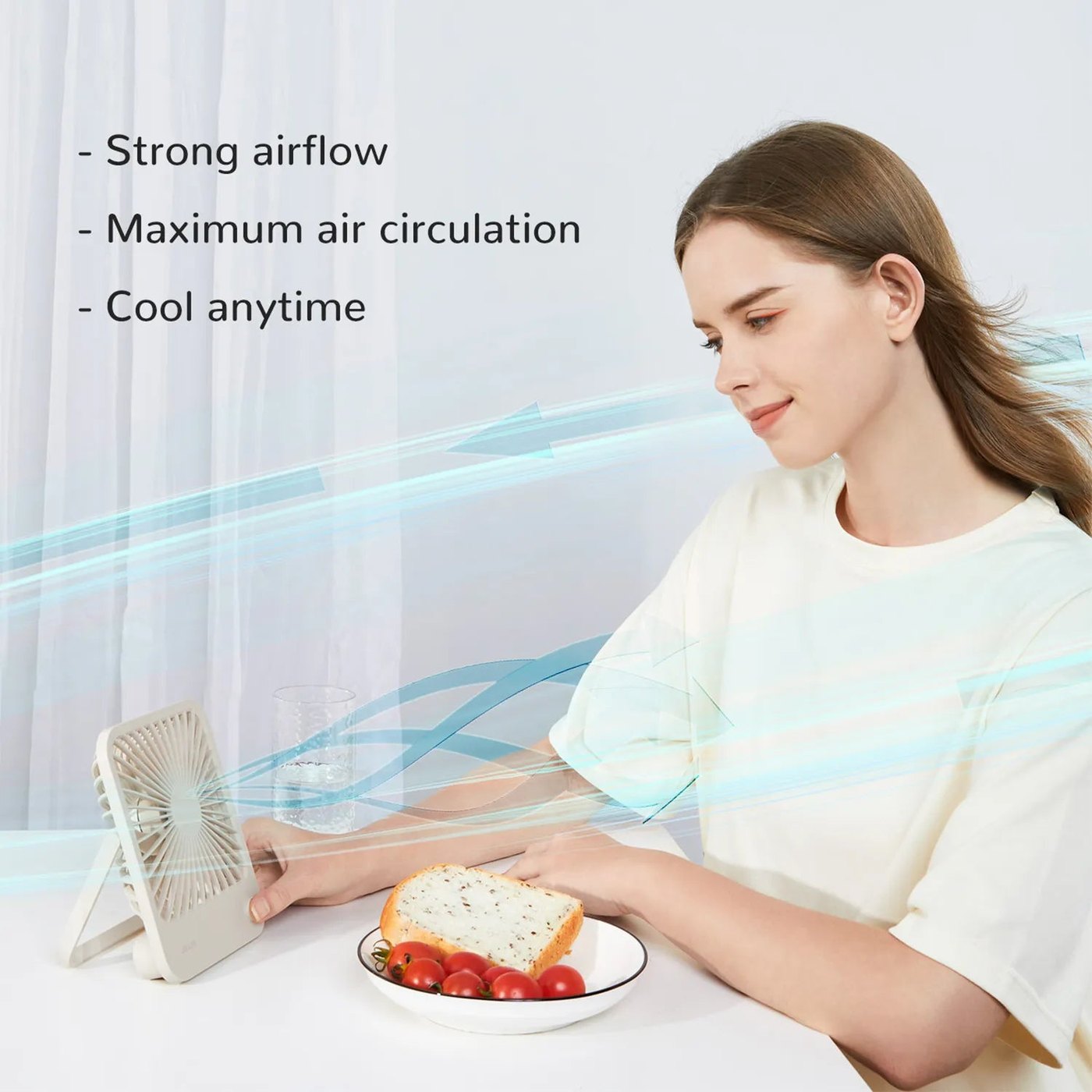 Slim Portable Table Fan product image 5