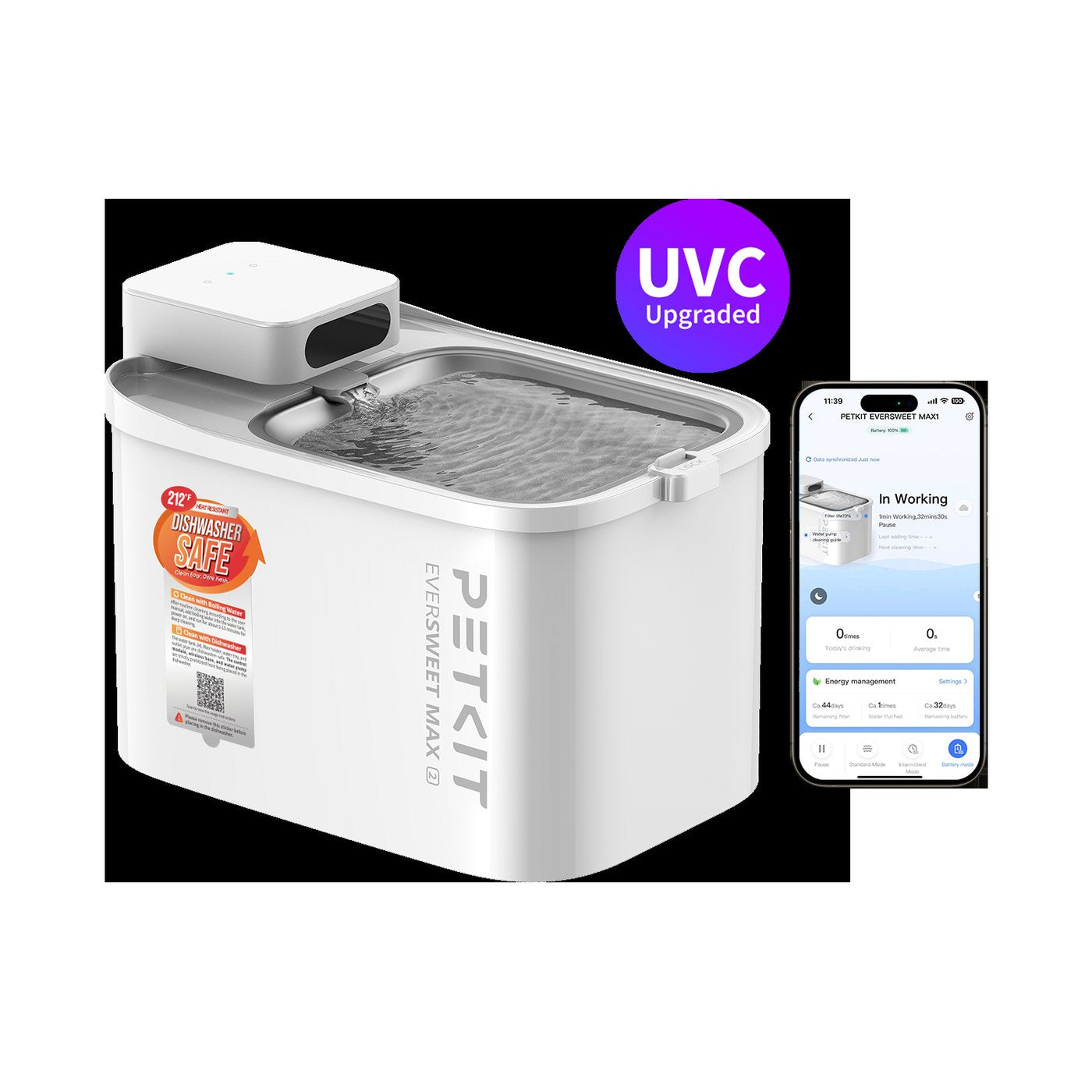 UV Pet Water Fountain product image 1